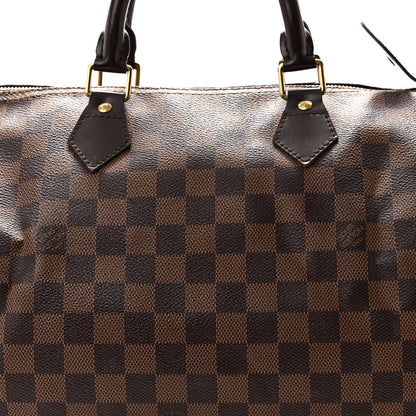 Louis Vuitton Damier Ebene Speedy 35 7 of 9