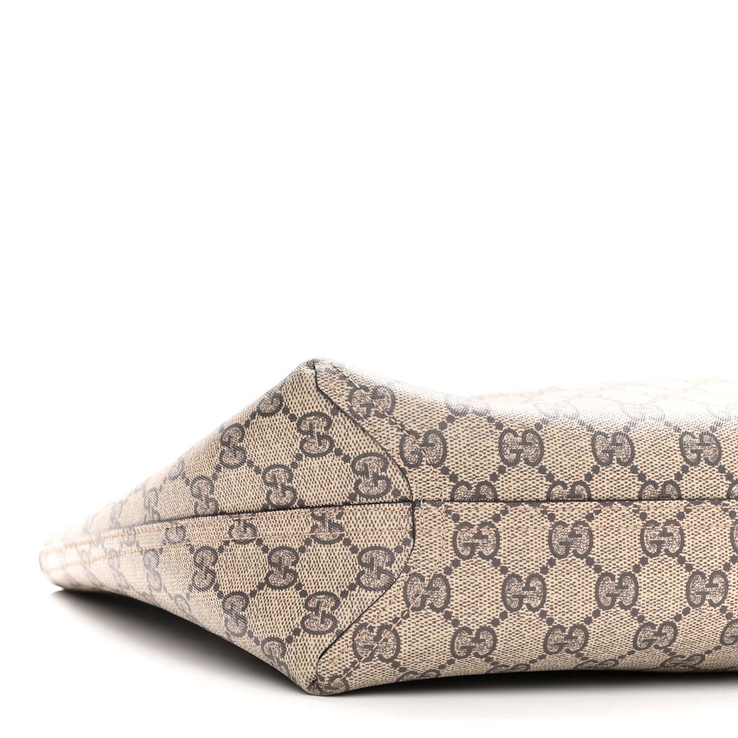 GG Supreme Monogram Small Reversible Tote Beige White