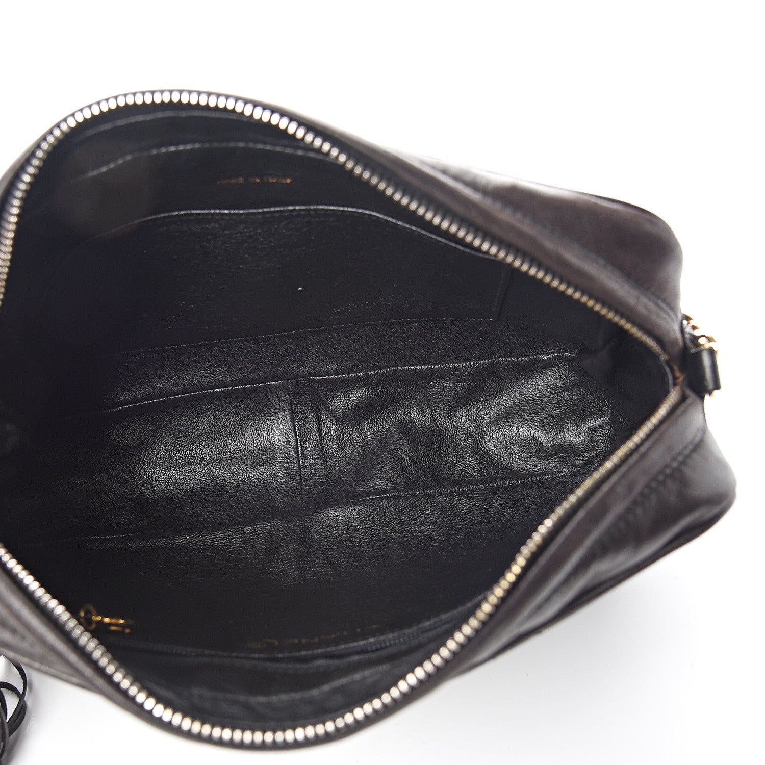 Chanel Lambskin Quilted CC Tassel Camera Case Black 4 of 10