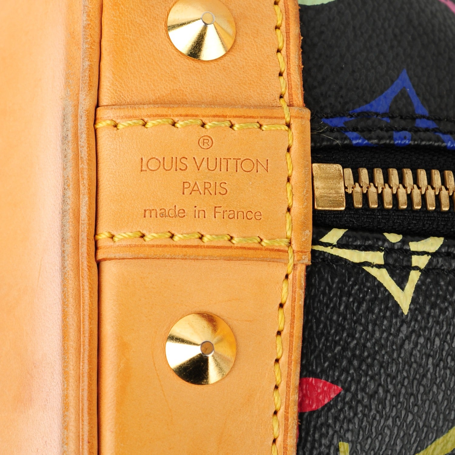 Louis Vuitton Monogram Multicolor Alma Black 5 of 9