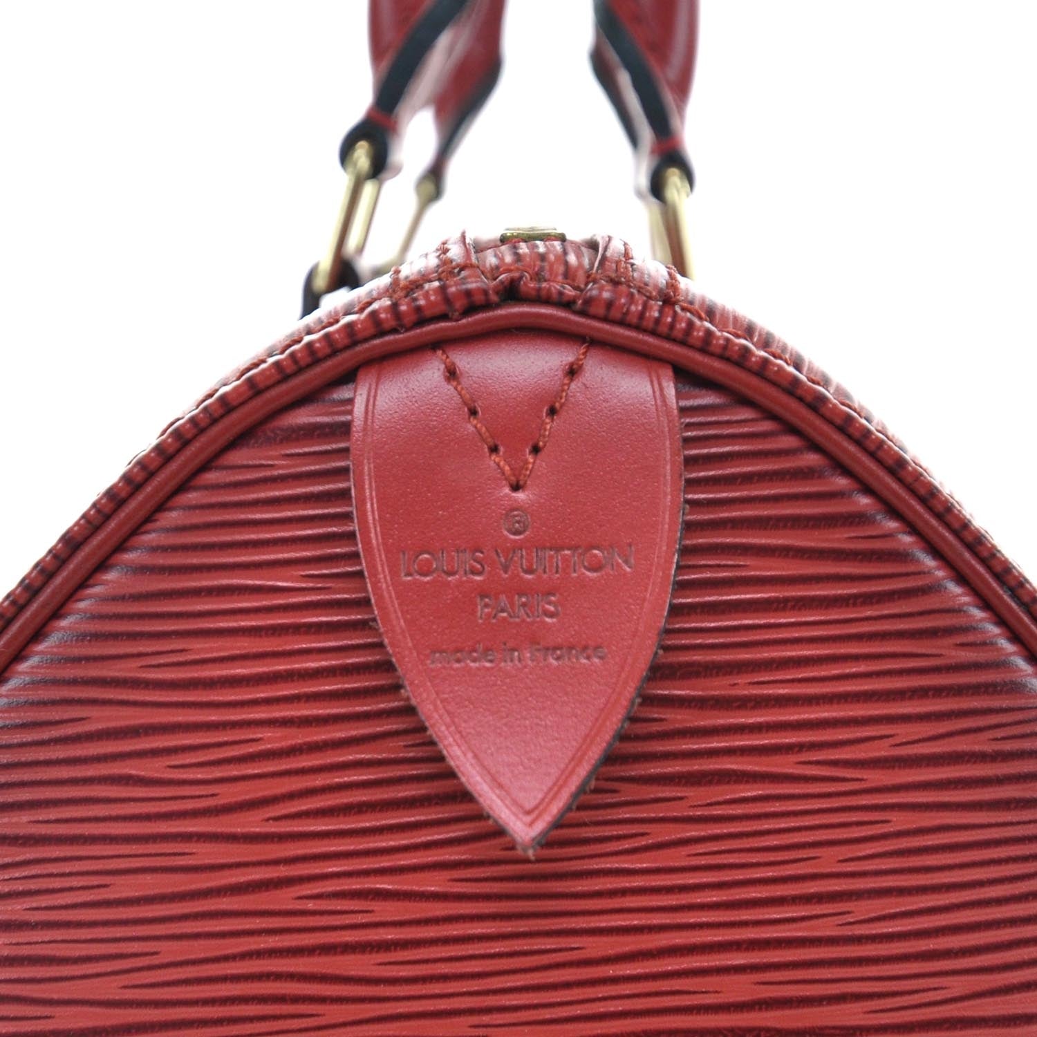 Louis Vuitton Epi Speedy 25 Rouge 5 of 11