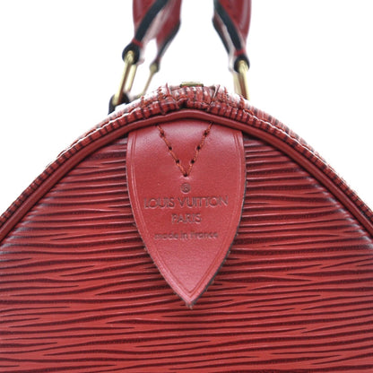 Louis Vuitton Epi Speedy 25 Rouge 5 of 11