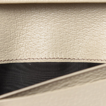 Gucci Monogram Metal Bar Continental Flap Wallet Off White 7 of 17