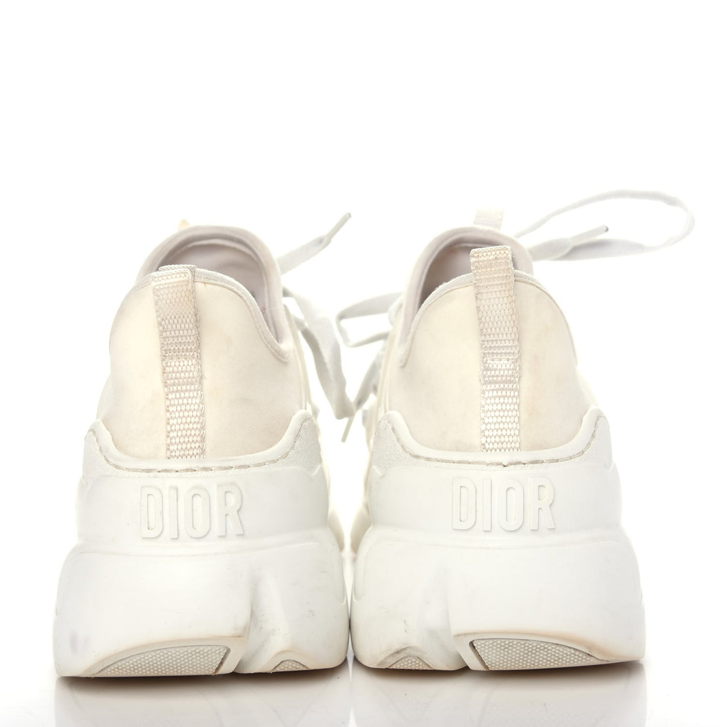 Technical Fabric Rubber Womens D-Connect Sneakers 35 White