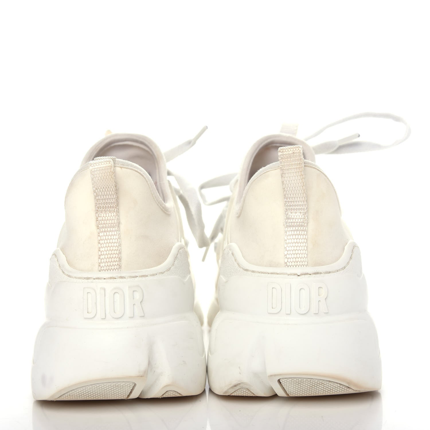 Christian Dior Technical Fabric Rubber Womens D-Connect Sneakers 35 White 7 of 11