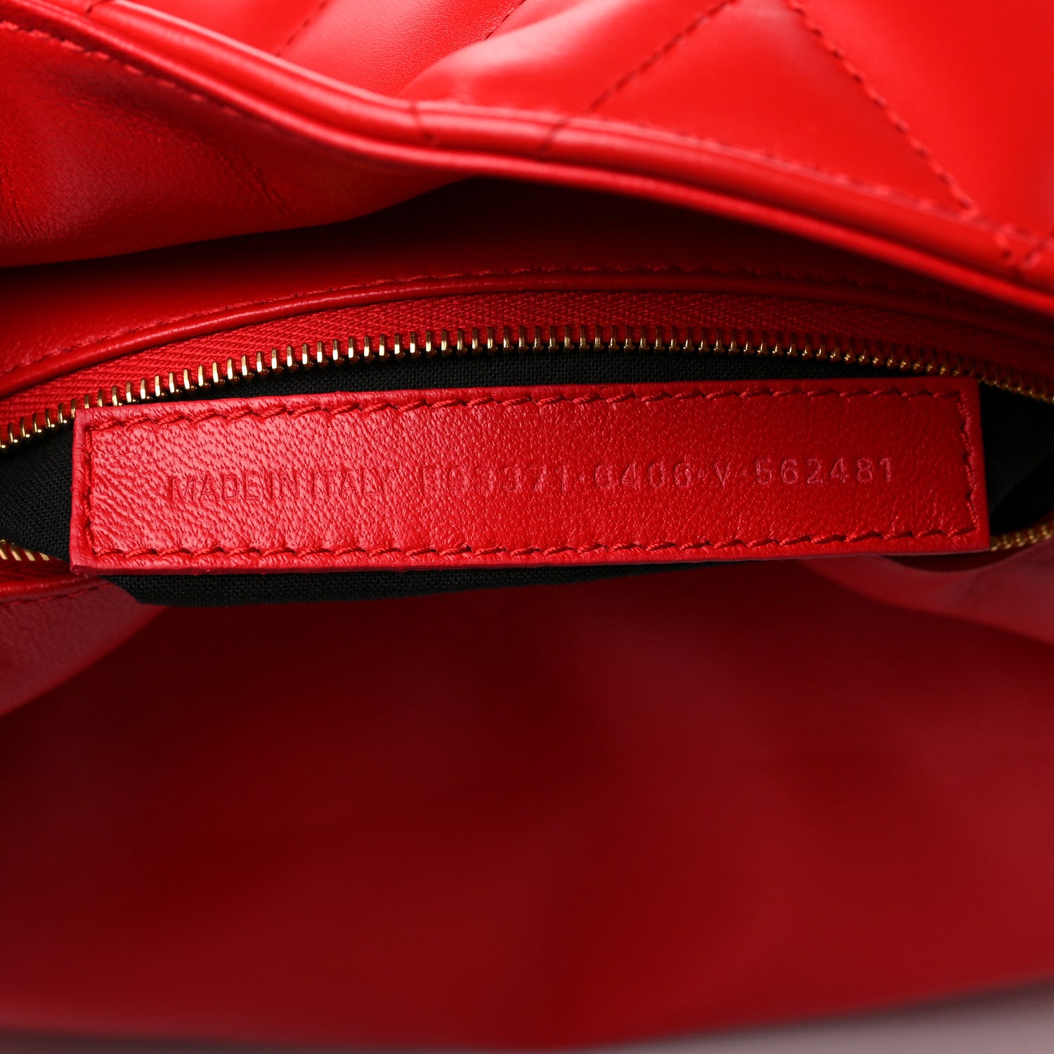 Balenciaga Nappa Calfskin Quilted Medium Touch B Shoulder Bag Bright Red 7 of 9