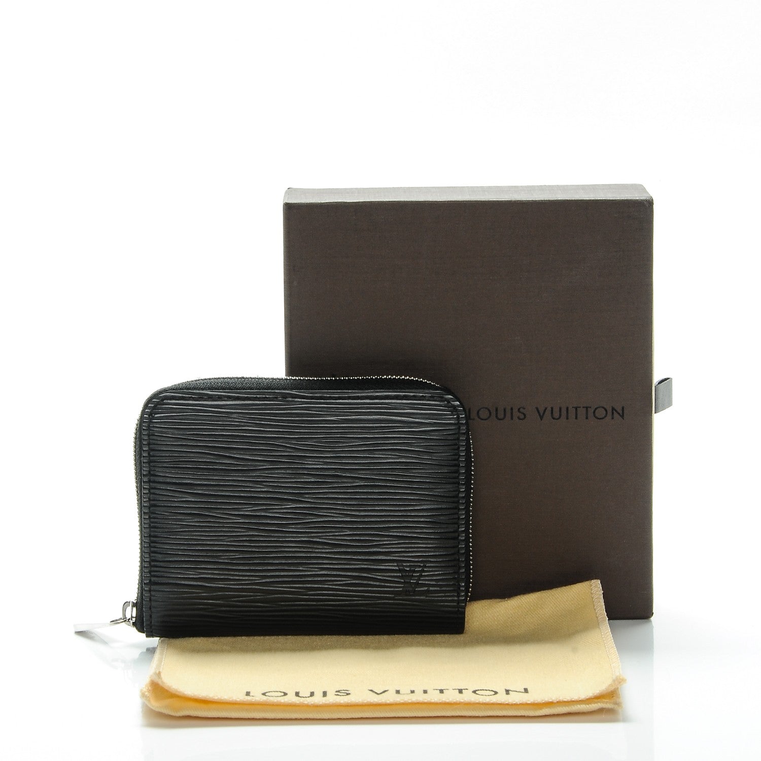Louis Vuitton Epi Zippy Coin Purse Black 8 of 8