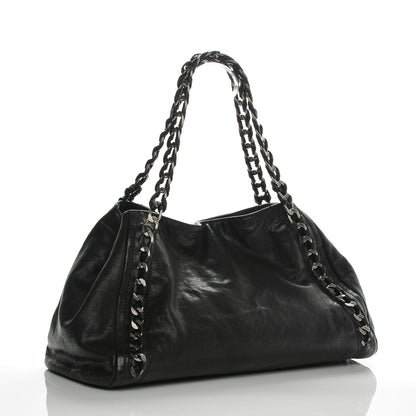 Chanel Glazed Caviar East West Modern Chain Tote Black 3 of 7