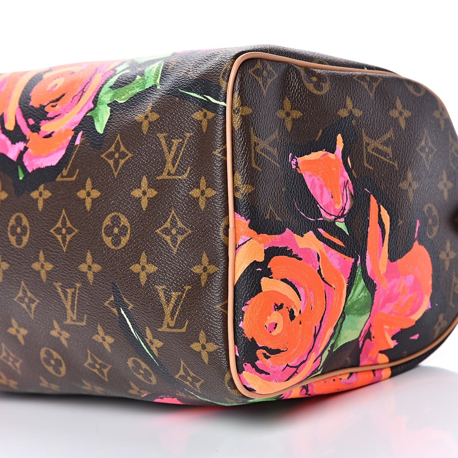 Louis Vuitton Monogram Roses Speedy 30 9 of 9