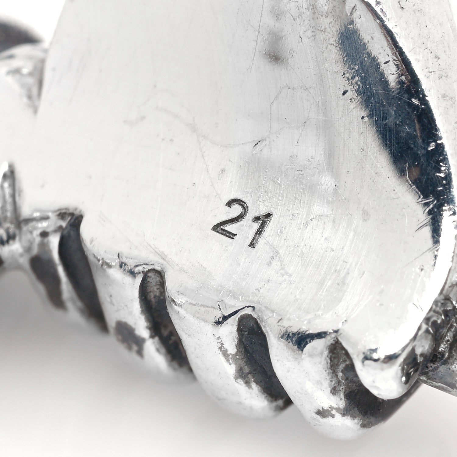 Gucci Sterling Silver Arrow Ring 61 9.5 5 of 5