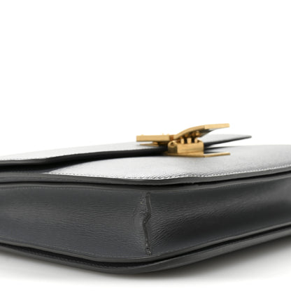Celine Liege Calfskin Medium Classic Box Flap Bag Grey 9 of 12