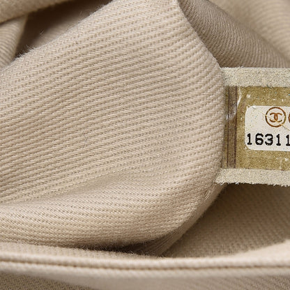 Chanel Ultra Soft Suede Calfskin Large Natural Beauty Flap Khaki 7 of 7