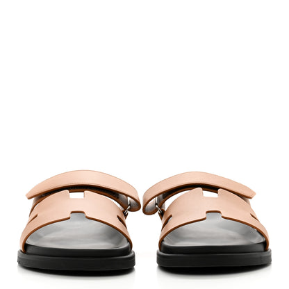 Hermes Calfskin Mens Chypre Sandals 42.5 Naturel 2 of 8
