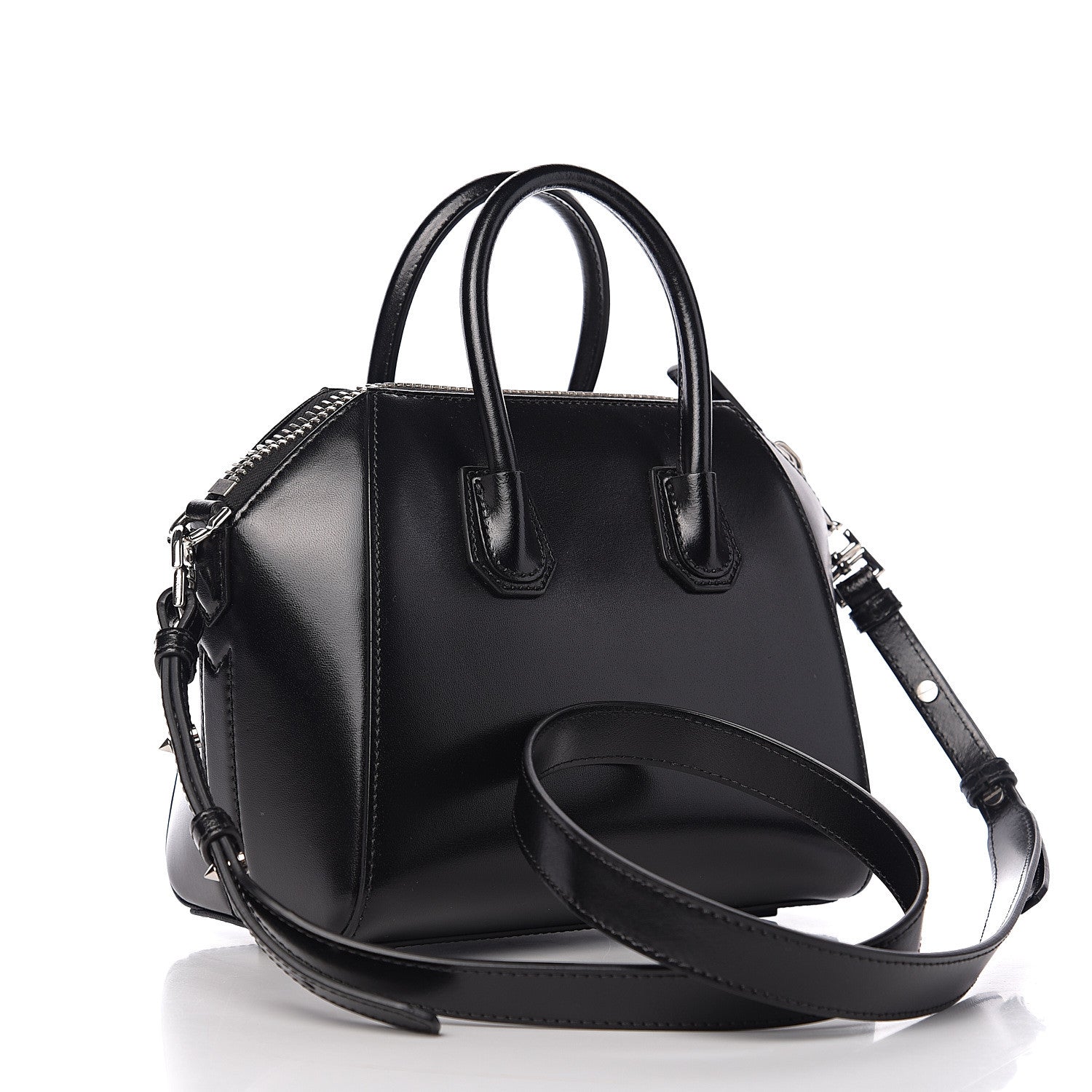 Givenchy Shiny Lord Calfskin Mini Antigona Black 2 of 8