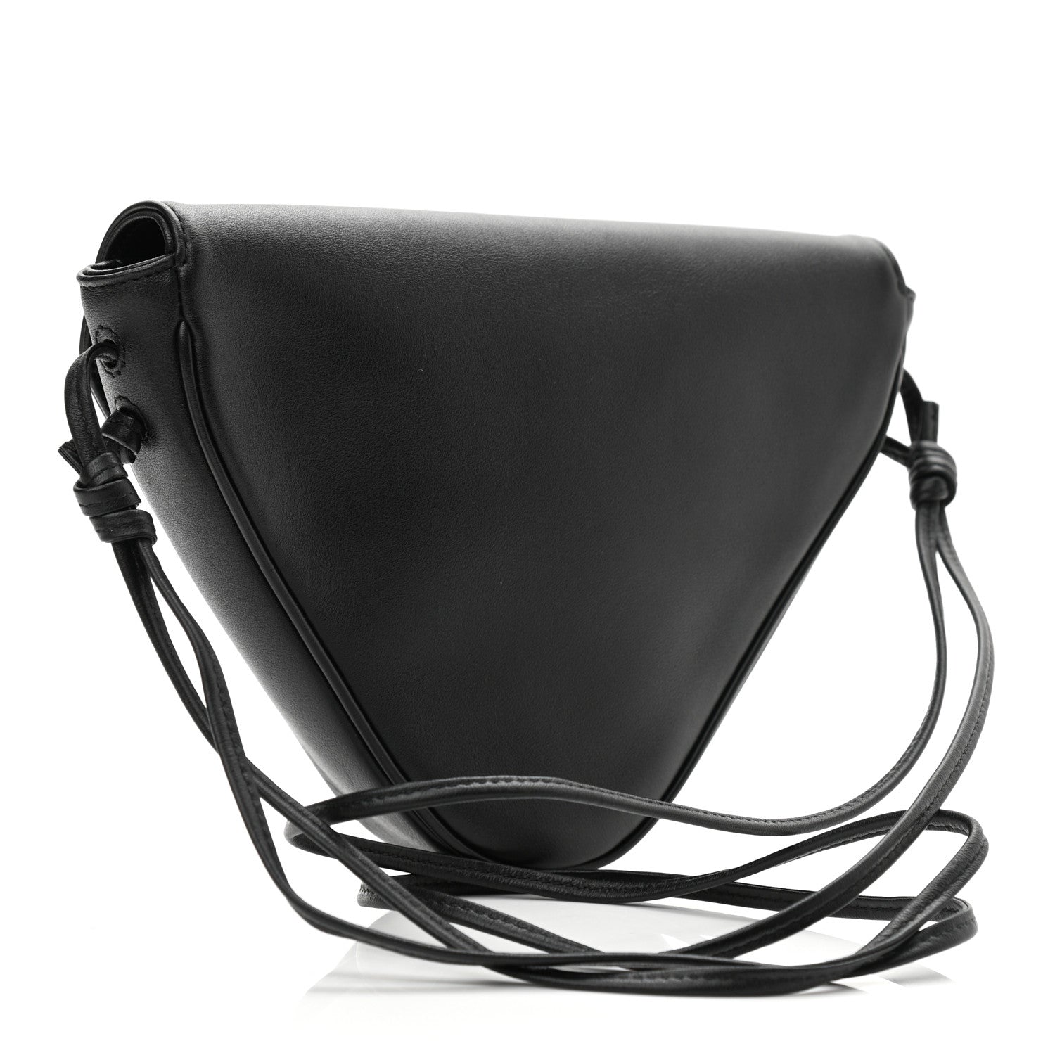Celine Smooth Calfskin Triangle Crossbody Bag Black 3 of 11