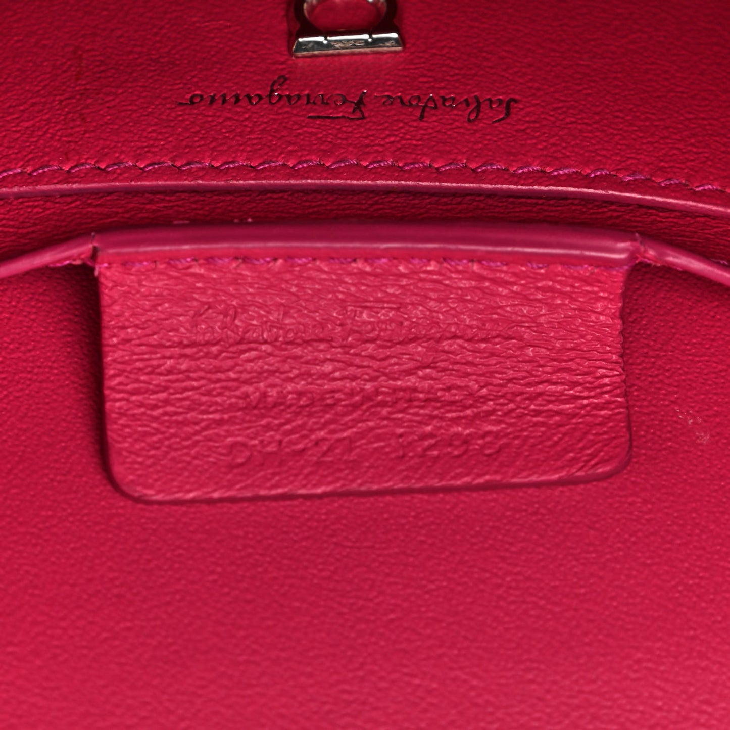 Calfskin The Piccolo Boxyz Top Handle Bag Pink