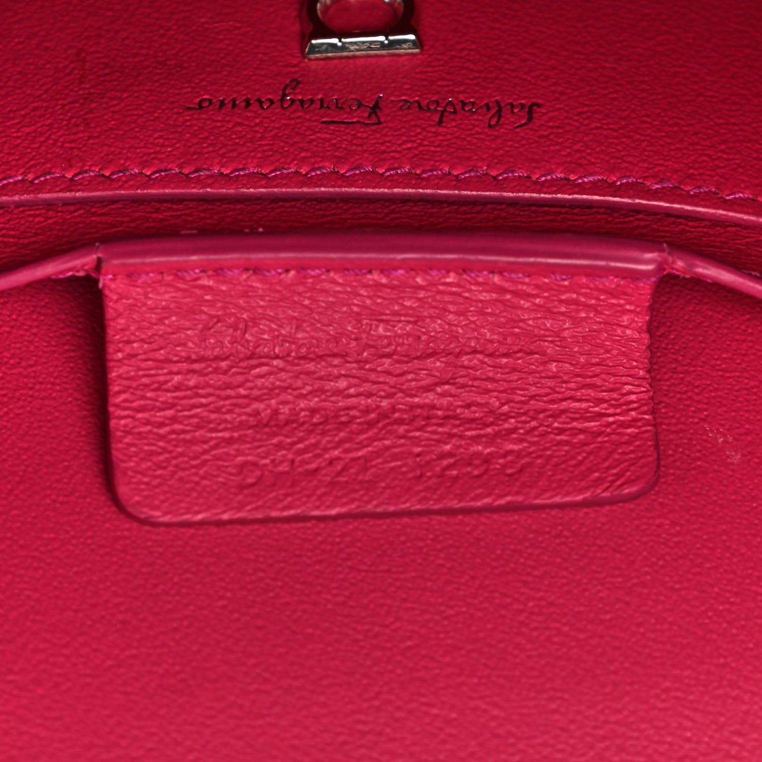 Salvatore Ferragamo Calfskin The Piccolo Boxyz Top Handle Bag Pink 7 of 13