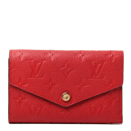 Louis Vuitton Empreinte Compact Curieuse Wallet Cherry 1 of 7