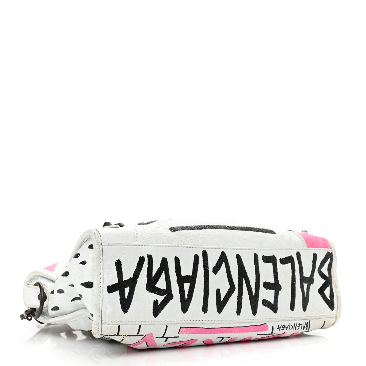 Agneau Graffiti All Over Classic Hardware S City White Multicolor