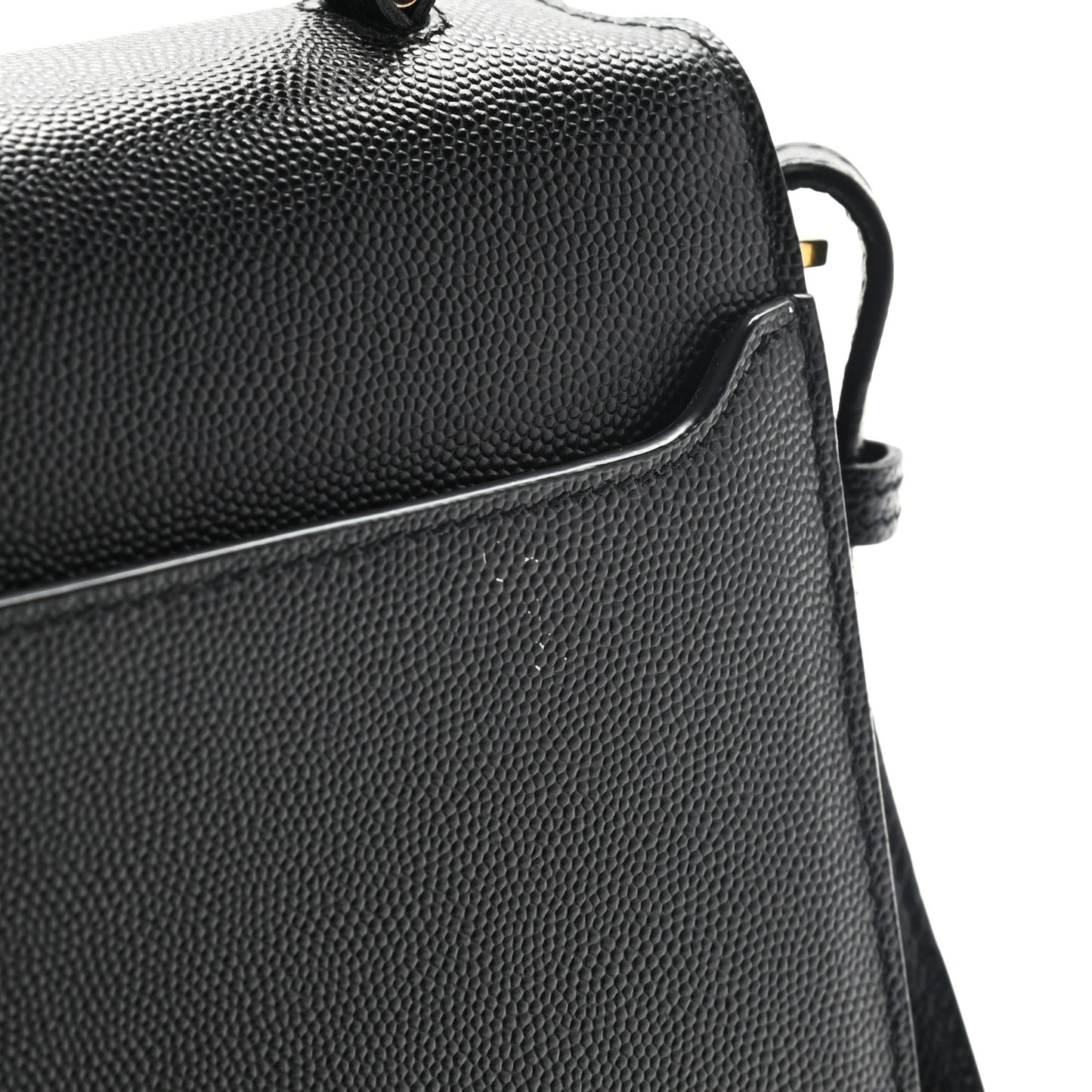 Grain de Poudre Mini Classic Monogram Cassandra Top Handle Black Rouge Legion