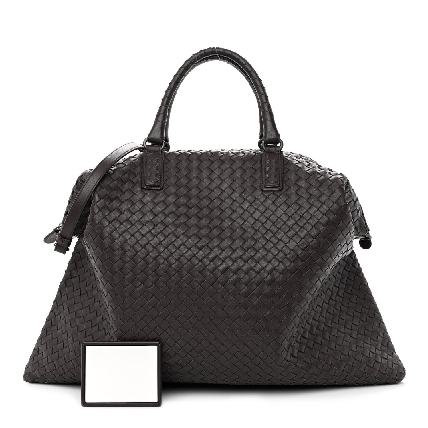 Bottega Veneta Nappa Intrecciato Maxi Convertible Tote Ebano 1 of 11