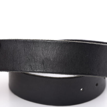 Gucci Faded Calfskin Double G 40mm Belt 80 32 Black 7 of 9