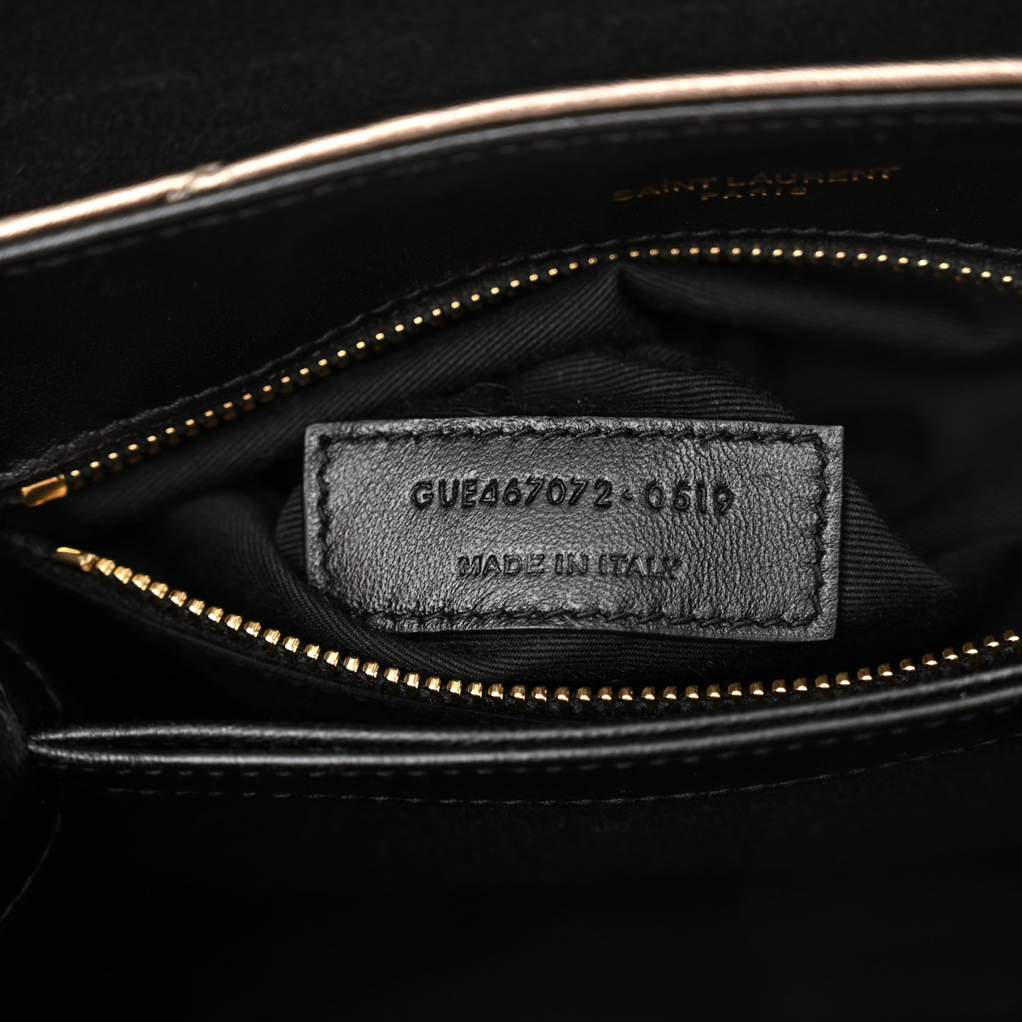 Metallic Calfskin Y Quilted Monogram Toy Loulou Crossbody Bag Piombo
