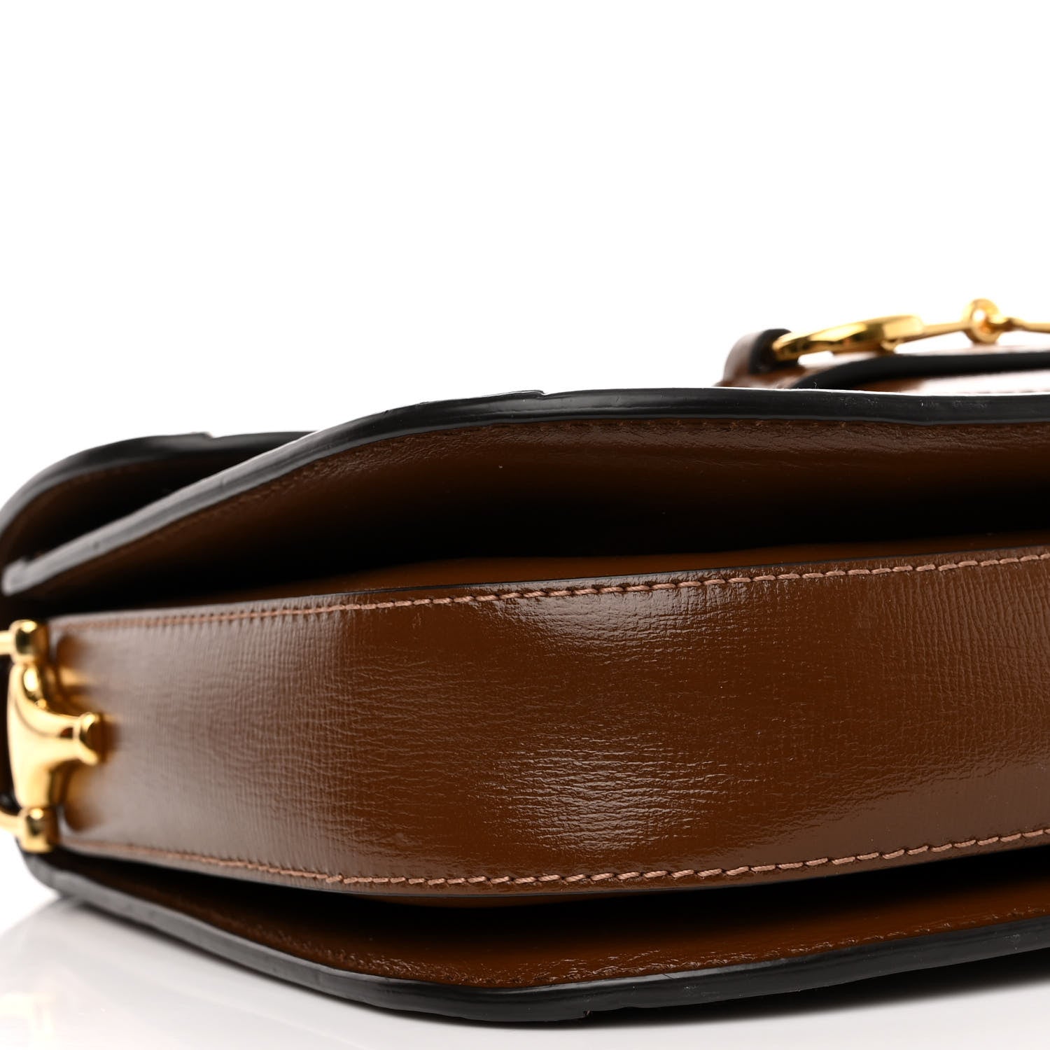Gucci GG Supreme Monogram Horsebit 1955 Shoulder Bag Beige Brown Sugar 8 of 9