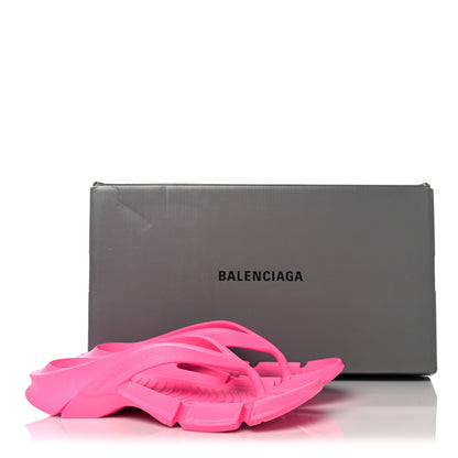 Balenciaga Rubber Womens Mold Thong Sandals 37 Fluo Pink 8 of 8