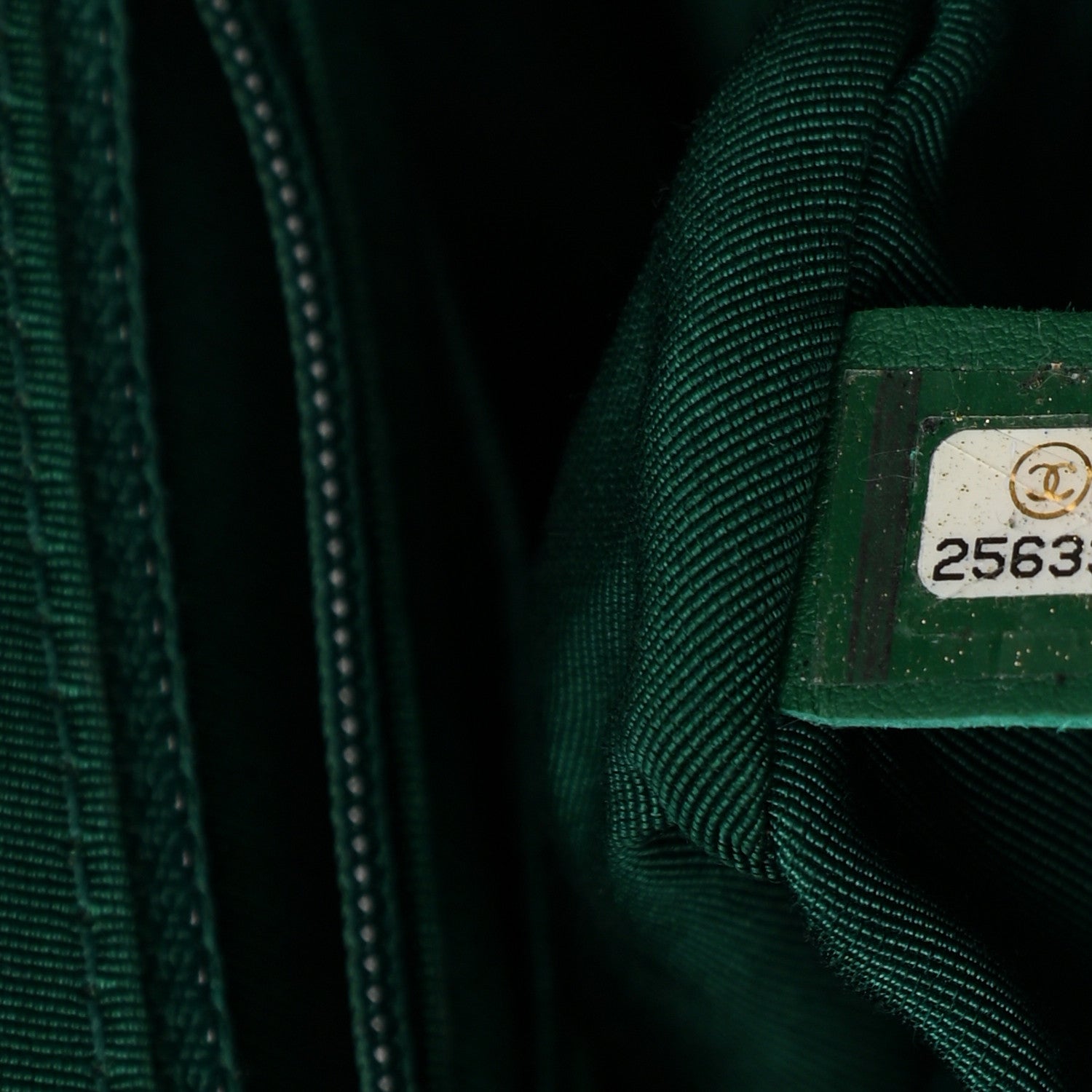 Chanel Lambskin Chevron Quilted Small Urban Spirit Backpack Green 7 of 10