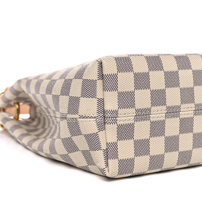 Louis Vuitton Damier Azur Graceful PM Rose Ballerine 7 of 10