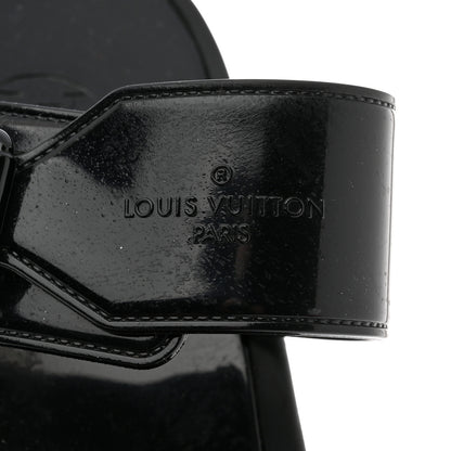 Louis Vuitton Monogram Sunbath Flat Mule Sandals 39 Black 8 of 8