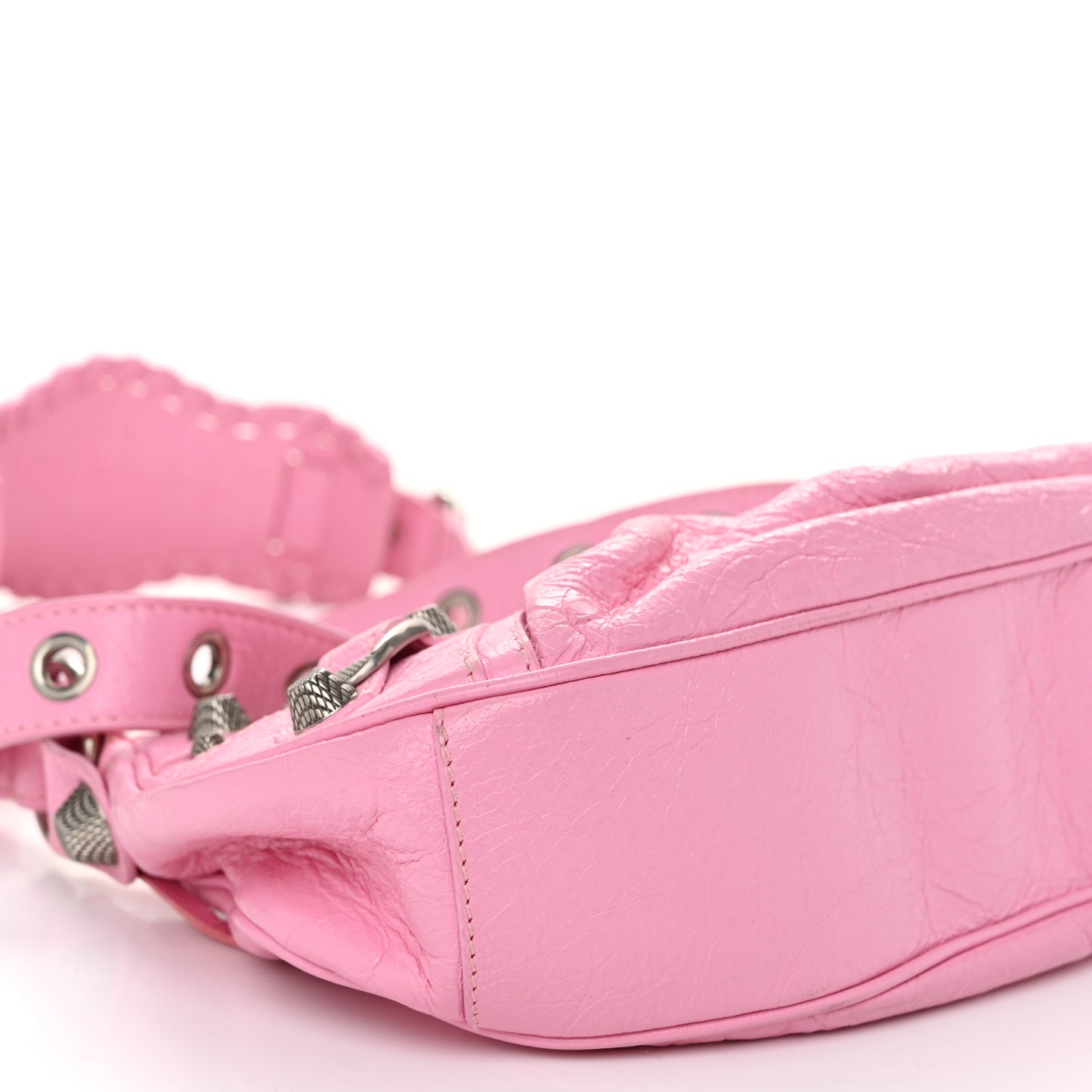 Agneau Arena Le Cagole Shoulder Bag XS Candy Pink
