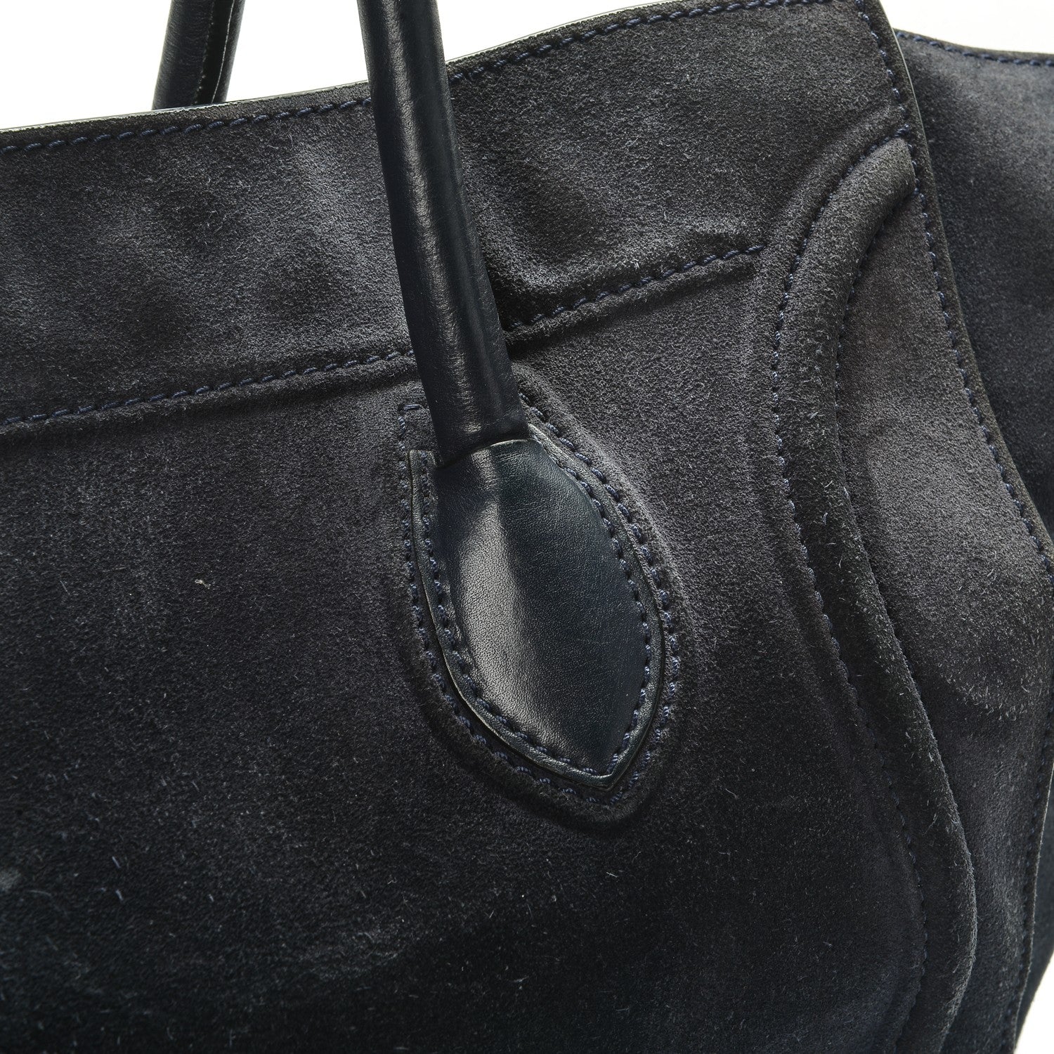 Celine Suede Large Phantom Luggage Midnight 9 of 17