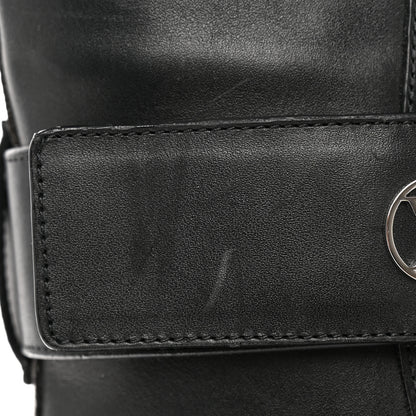 Louis Vuitton Calfskin Monogram Territory Flat Ranger Boots 36 Black 12 of 14