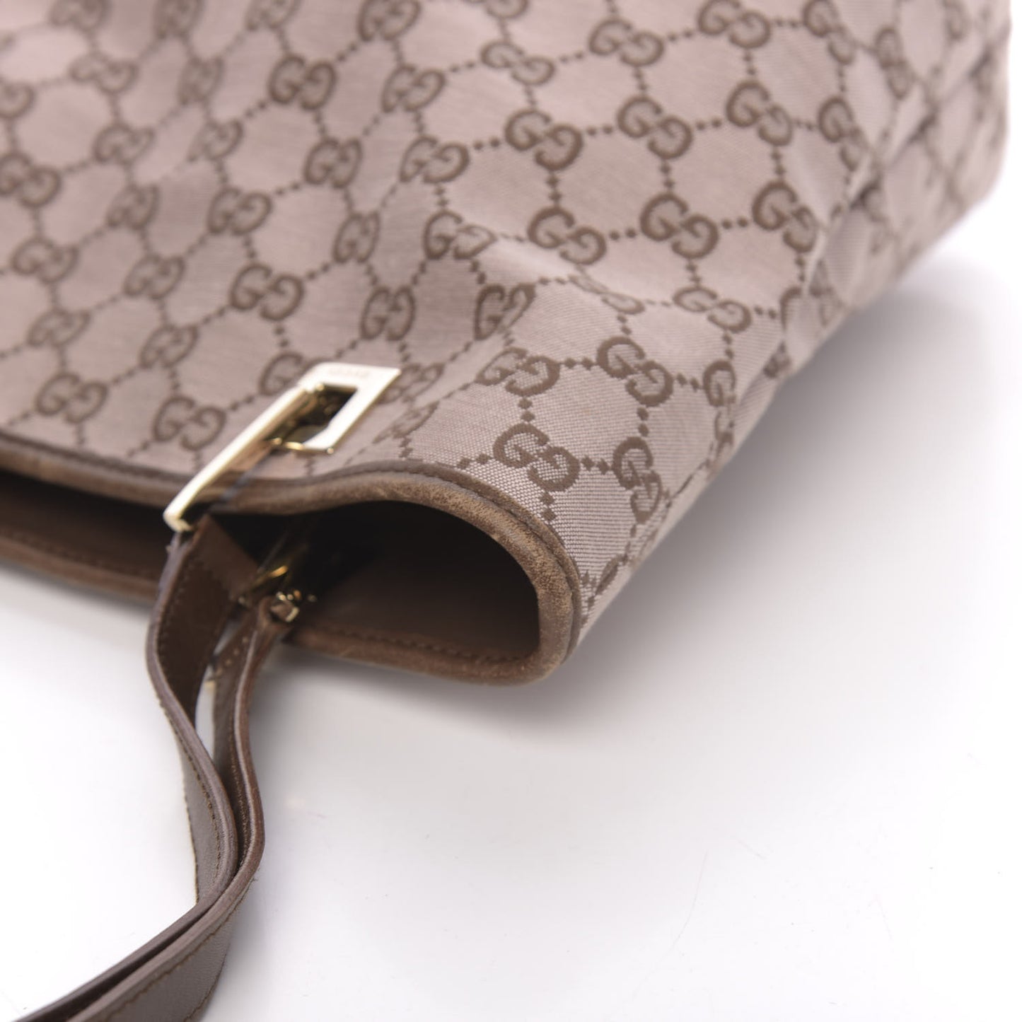 Monogram Small Bucket Tote Brown