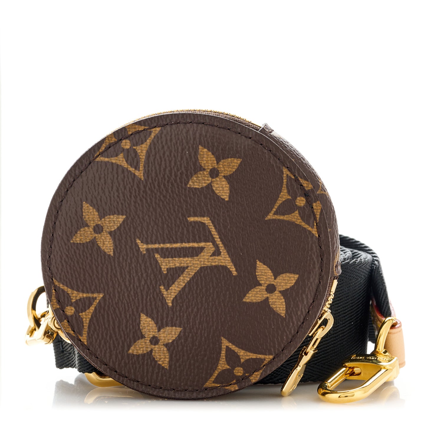 Monogram Multi Pochette Accessories Bandouliere Shoulder Strap Black