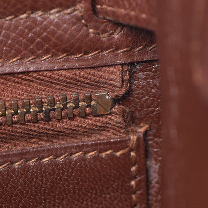Hermes Courchevel Kelly Sellier 32 Chocolate 26 of 34