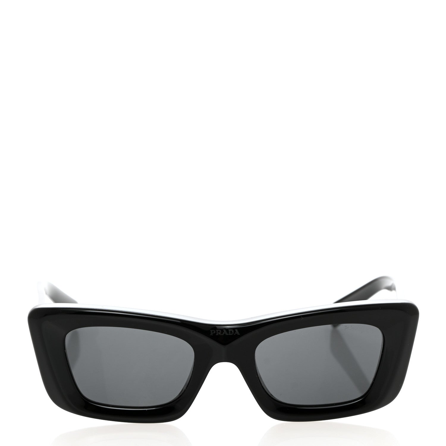 Prada Acetate Symbole Sunglasses SPR 13Z Black 2 of 8