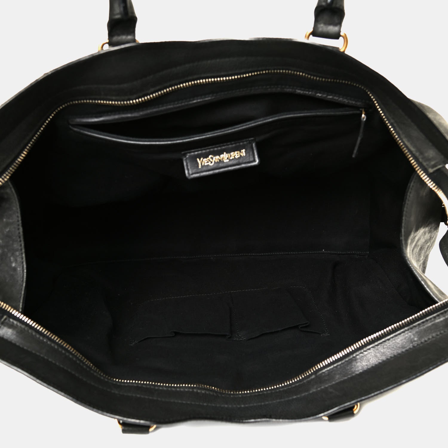 Saint Laurent Sheepskin Large Cabas ChYc Black 4 of 7