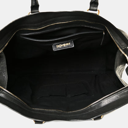 Saint Laurent Sheepskin Large Cabas ChYc Black 4 of 7