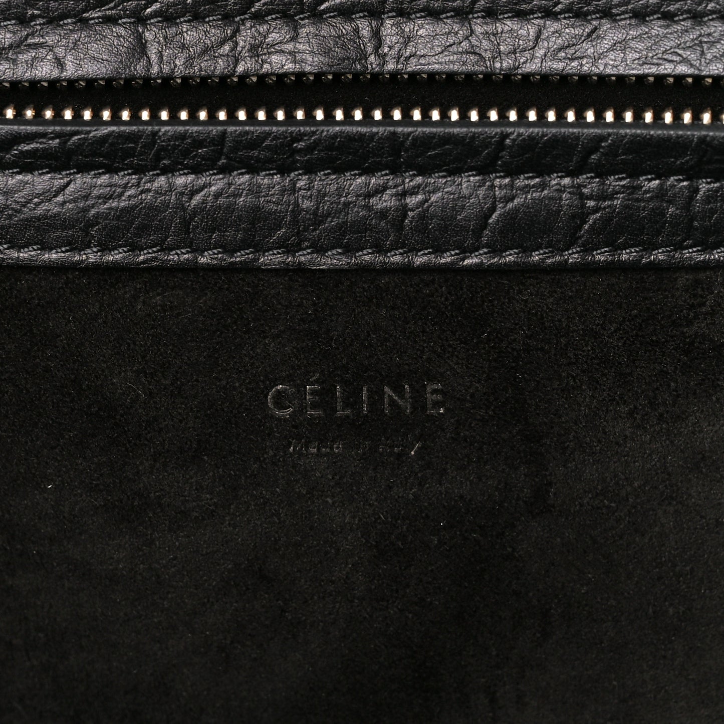 Crocodile Embossed Calfskin Medium Phantom Luggage Black