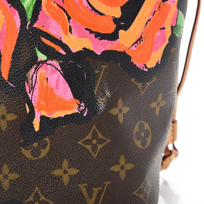 Louis Vuitton Monogram Roses Neverfull MM 12 of 14
