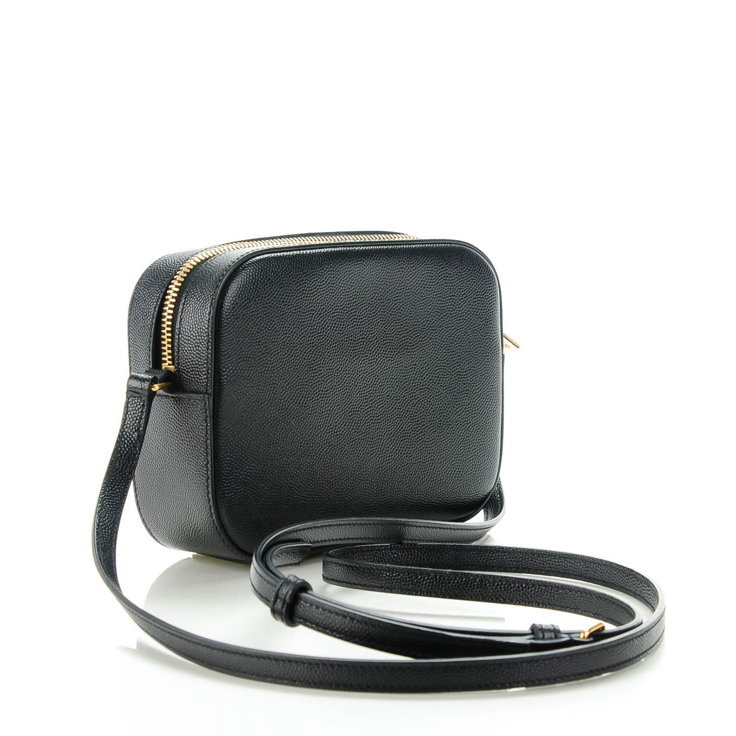 Saint Laurent Grain De Poudre Small Classic Monogram Camera Bag Black 3 of 7