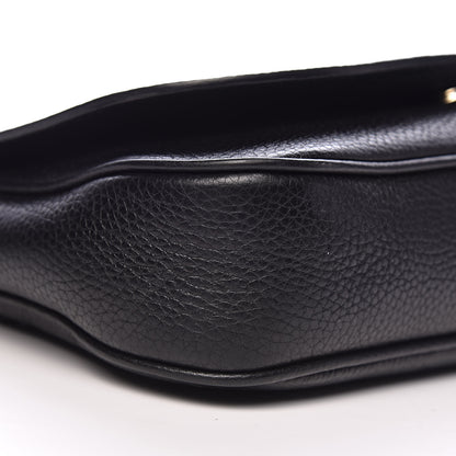 Gucci Pebbled Calfskin Medium Soho Flap Crossbody Black 10 of 11
