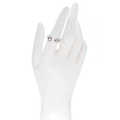 Messika 18K White Gold Diamond .47ctw My Twin Moi & Toi Ring 53 6.5 2 of 5