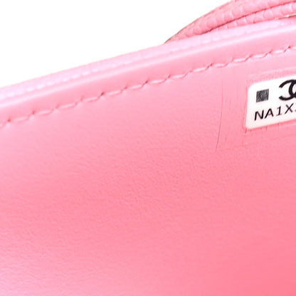 Chanel Shiny Caviar Mini Preppy Coco Shoulder Bag Rose 7 of 10