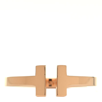 Tiffany 18K Rose Gold T Square Ring 57 8 1 of 5