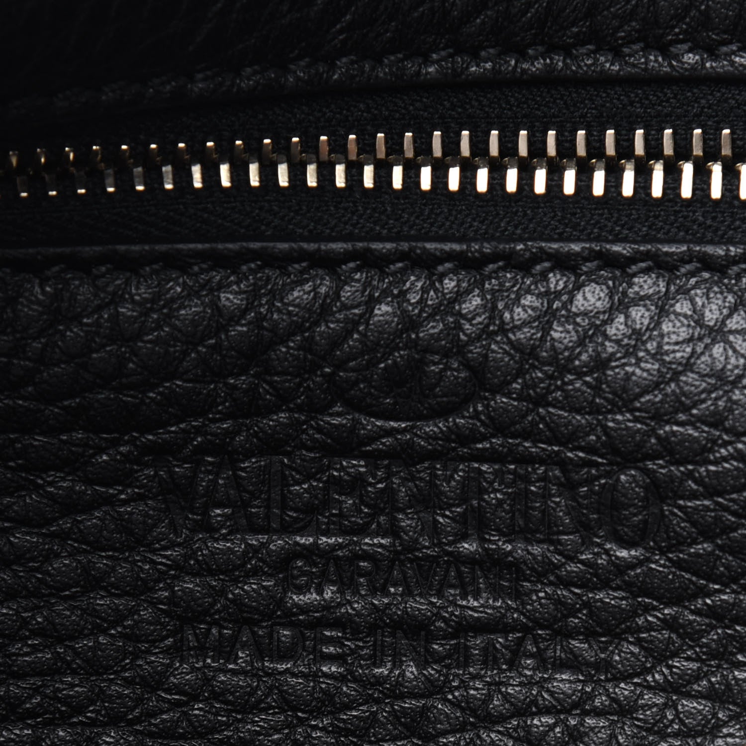 Valentino Garavani Pebbled Calfskin Mini Rockstud Flip-Lock Messenger Bag Black 6 of 11