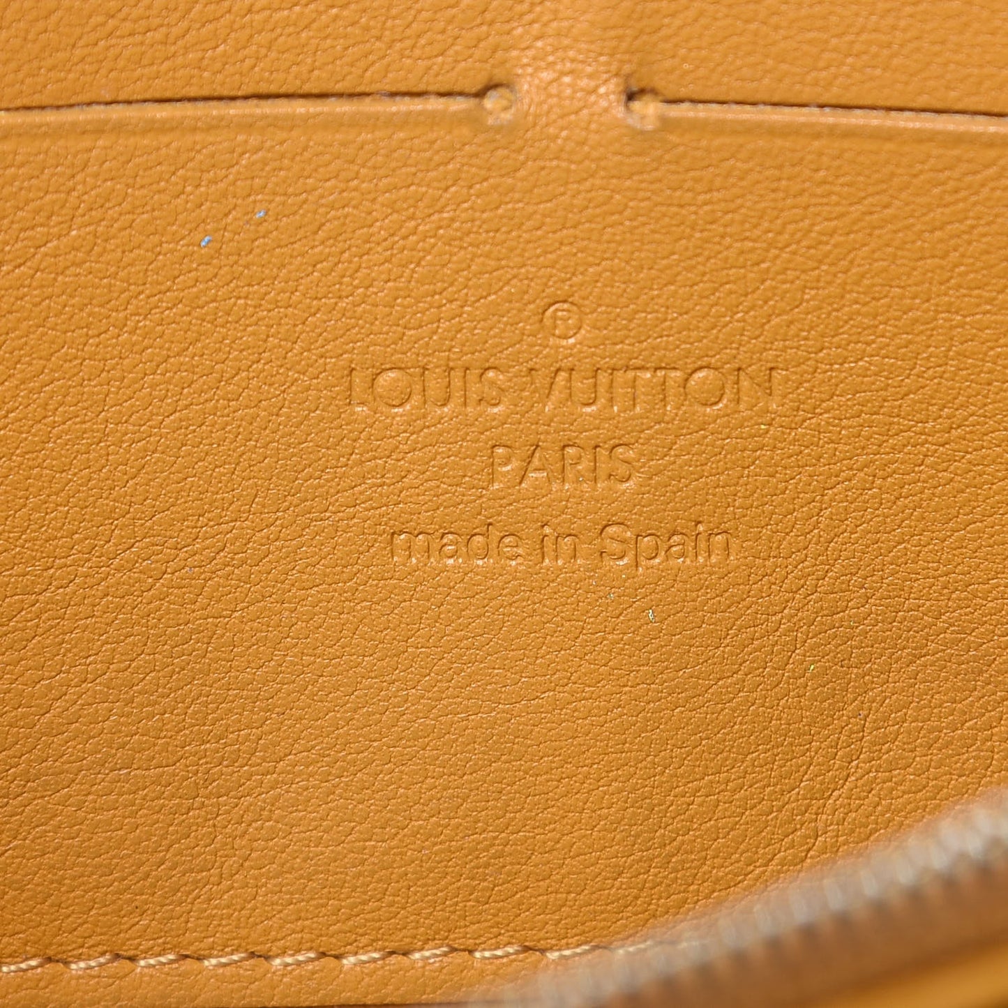 Monogram Denim Zippy Wallet Blue